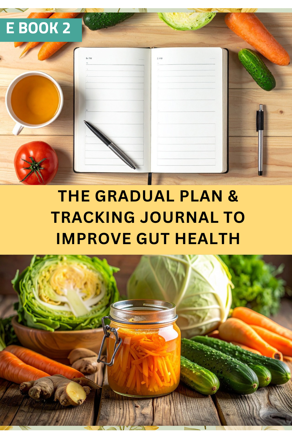 The Gradual Plan & Tracking Journal to Improve Gut Health